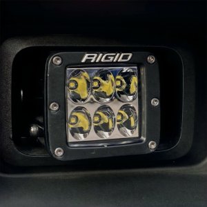 Ford Super Duty Off-Road Fog Light Kit - Ford Racing - D-Series Pro Drive LED - Black - `17-`19
